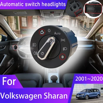 за Volkswagen VW Sharan 7М 7N 2001 ~ 2020 SEAT Alhambra Автомобилни Фарове Автоматичен Превключвател Аксесоари Актуализация Modificati 2007 2012