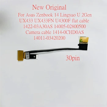 Нов Оригинален LCD кабел за лаптоп Asus Zenbook 14 U 2Gen UX433 UX433FN U4300F кабел 1422-03A30AS 14005-02800500 14011-03420200