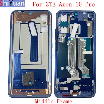 Корпус Средната Рамка Централна Капак на Шасито За Телефон ZTE Axon 10 Pro 5G Подмяна на Средна Обхвата на Резервни Части За Ремонт на